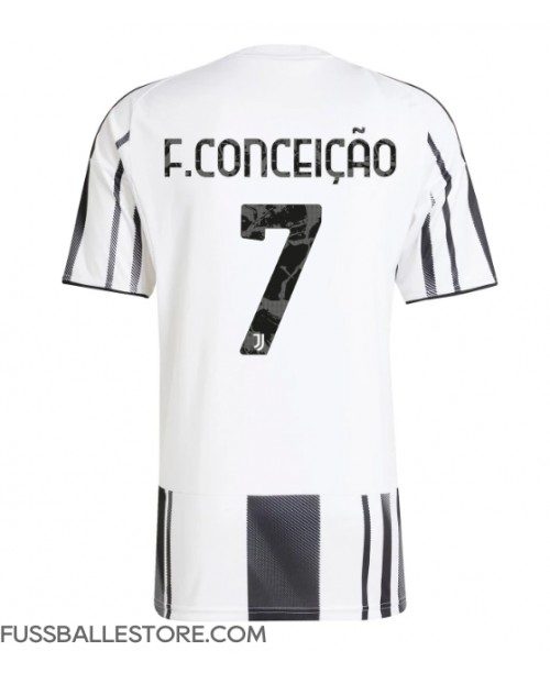 Günstige Juventus Francisco Conceicao #7 Heimtrikot 2025-26 Kurzarm Günstige Juventus Francisco Conceicao #7 Heimtrikot 2025-26 Kurzarm